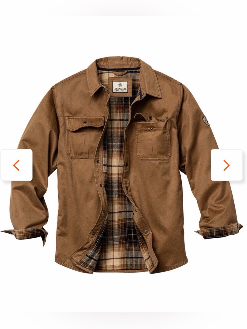 Flannel-Lined Shirt Jacket
